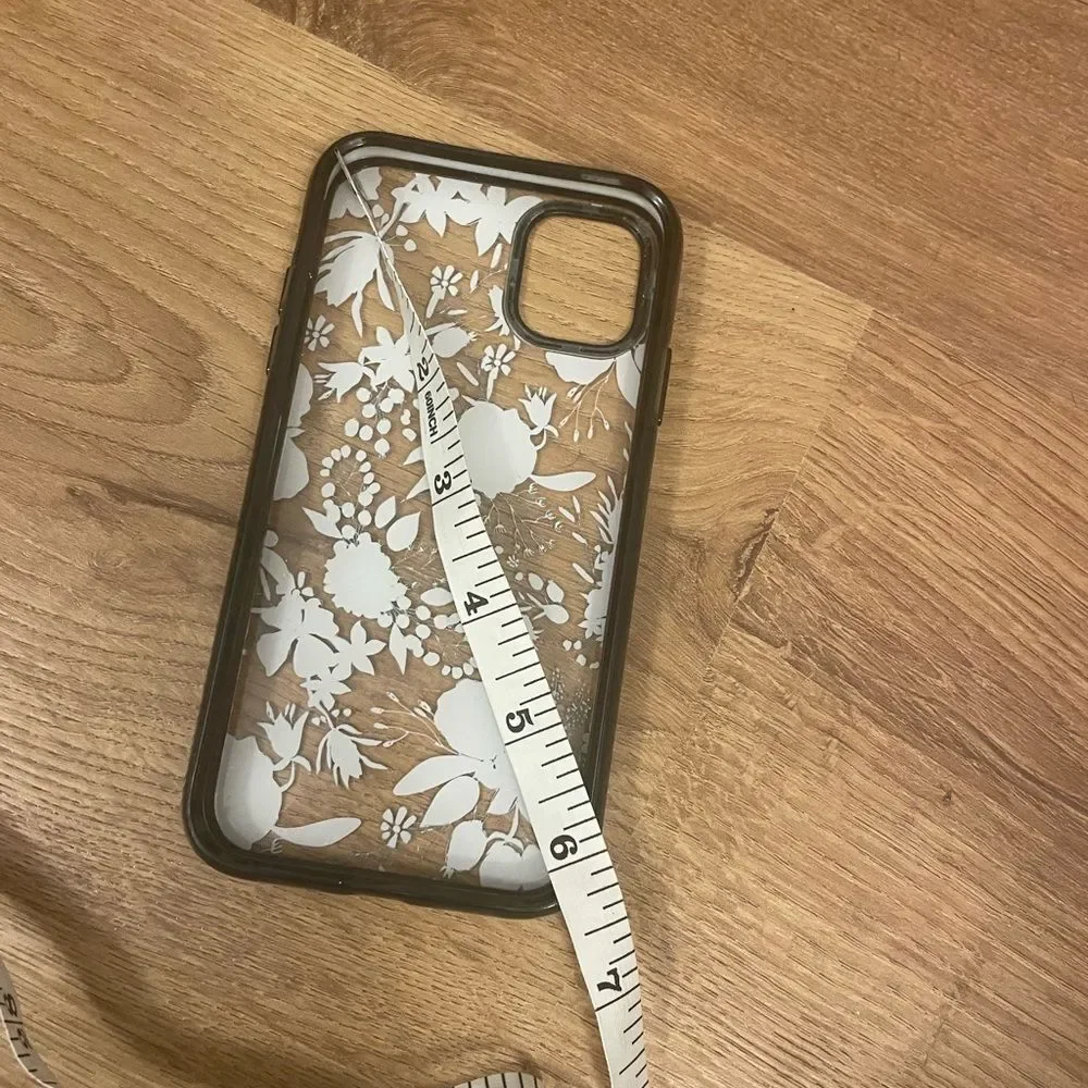 CASETiFY Impact iPhone 13 Case Protect Abstract Modern Coral Clear Black